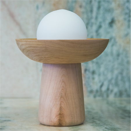 Loto lámpara de mesa madera